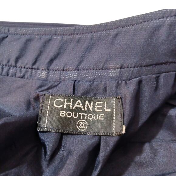 Authentic Vintage CHANEL BOUTIQUE Skirt High Waist Yoke US 12‎ w/o Size Tag READ - Picture 5 of 13